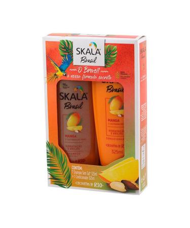 Skala - Linha Brasil - Kit Manga e Castanha Do Para Shampoo e Condicionador (2 x 325 Ml) - (Brazil Collection - Mango and Chestnut Shampoo & Conditioner Set (2 x 11 Fl Oz))
