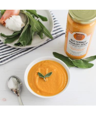 Zoup! Good Really Good Butternut Squash with Brown Butter & Sage Soup - 16 oz - Gluten Free, No Artificial Ingredients, Ready to Serve - Buy Online on SooperMarket.com