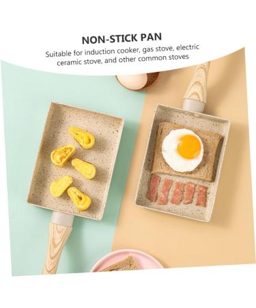 MAGICLULU 2 Pcs Breakfast Pan Nonstick Egg Pan Nonstick Fry Pan Grill Cookware Non Stick Frying Pans Iron Omelette Pan Home Cooking Pan Non Stick Skillet Household Tamagoyaki Aluminum Alloy 36x13x3cmx2pcs Assorted Colorx2pcs - Buy Online on SooperMarket.com