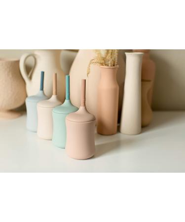 NEUTBABY Silicone Cup | Durable 3 Stage Toddler Cups | Easy to Clean Muted Color Cup in Sand Beige - Buy Online on SooperMarket.com
