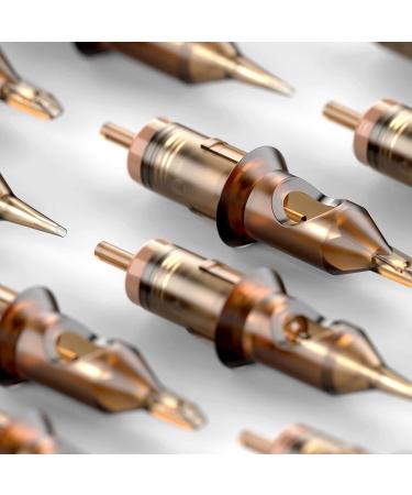 50pcs Assorted Tattoo Cartridge Needles - Curved/Round Magnum Shader - 7RM 9RM 11RM 13RM 15RM - Disposable & Soft Edge - #10 Bugpin RM - EN02-50KIT-T - Buy Online on SooperMarket.com