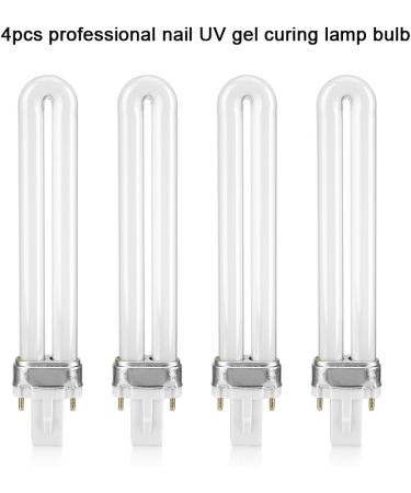 Buy 4pcs 9W UV Tubes for Nail Lamp - Perfect Replacement for UV & Gel Nails | International Shipping Available - Buy Online on SooperMarket.com