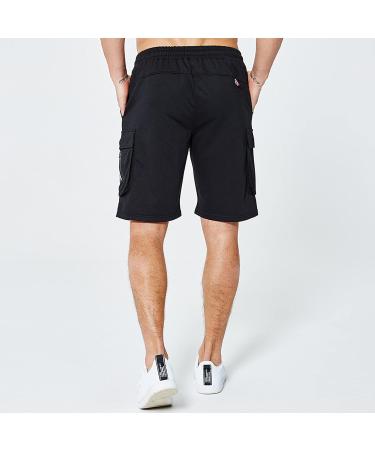 Ronony Men s Sport Shorts - Comfortable Loose Fit Jogging & Running Shorts with Pockets - Summer Cotton Casual Trousers - Available in XXL - #Black - Buy Online on SooperMarket.com