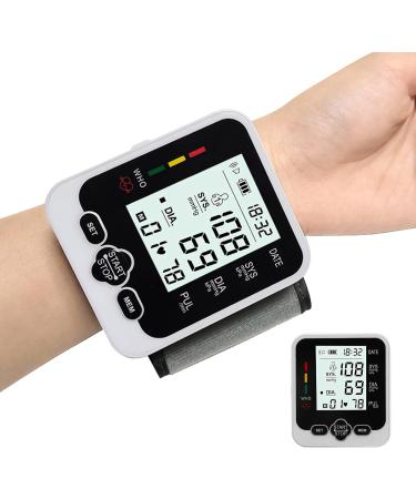 Automatic Voice Broadcast Wrist Blood Pressure Monitor with Storage Box - LCD Screen Blood Pressure Detector for Home Use - Buy Online on SooperMarket.com