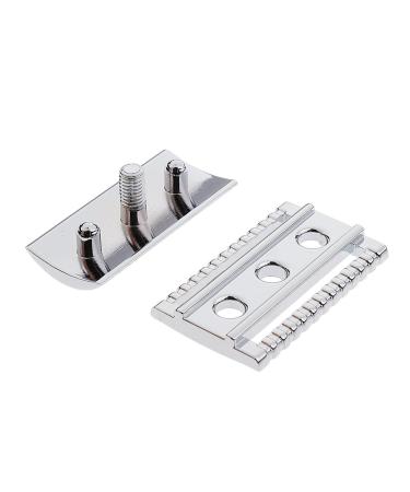 Predolo High-Quality Silver Safety Razor for Men Classic Double-Edged Design Perfect for a Luxurious Shave - Buy Online on SooperMarket.com
