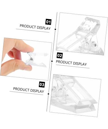 Mikinona 96 Pcs Nail Clip Acrylic Nail Tips Clips Manicure Diy Equipment Manicure Kits Chip Bag Finger Nail Extension Clips Nails Kits Nail Gel Manicure Tool Plastic Heavy Mold Clamp White 1 count (Pack of 1) White Pinkx8pcs - Buy Online on SooperMarket.com