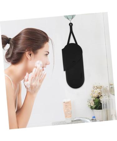 WOONEKY Curling Iron Storage Bag Hotel Storage Bag Storage Pouch Curling Iron Holder Curling Iron Bag Hair Straightener Holder Curling Iron Silicone Holder Hair Iron Silicone Bag 29.50X13.50X2.00CM Black - Buy Online on SooperMarket.com