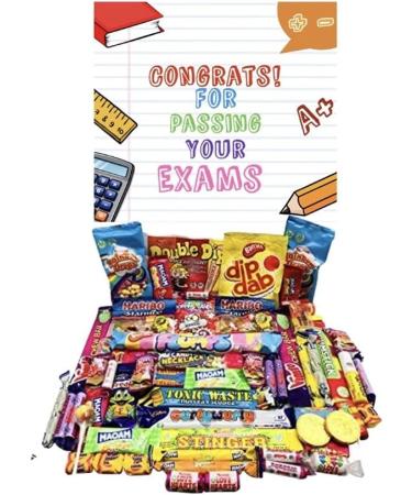 Passing exams Pick n Mix The Ultimate Retro Sweet Selection 70s 80s Box Sweet Hamper -Present Gift Graduation Results Day Well Done Congratulations Well Done - Buy Online on SooperMarket.com