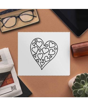 Buy Azeeda 'Heart of Hearts' Microfiber Lens Cleaning Cloths - 2 Pack | International Shipping Available - Buy Online on SooperMarket.com