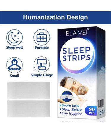 Mouth Tape for Snoring - Improve Sleep Habits, Reduce Snoring & Drooling - 90 Pcs - Buy Online on SooperMarket.com