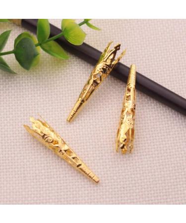 ARTIBETTER 100pcs Flower Bead Caps - Tibetan Style Metal Filigree Cones for DIY Jewelry Making (Golden) - Buy Online on SooperMarket.com