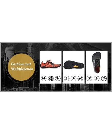 Womens Barefoot Trail Running Shoes 9.5 Orange | Wide Toe Box  Zero Drop Sole | Outdoor Cross Trainer for Minimalist Walking - Buy Online on SooperMarket.com