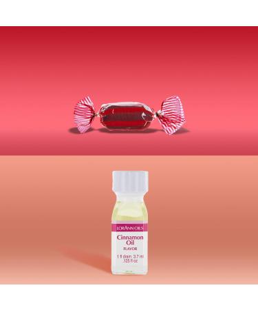LorAnn Cinnamon Oil SS Flavor 1 Dram Bottle 4 Pack - 3.7ml x 4 | Top Quality Cinnamon Extract - Buy Online on SooperMarket.com