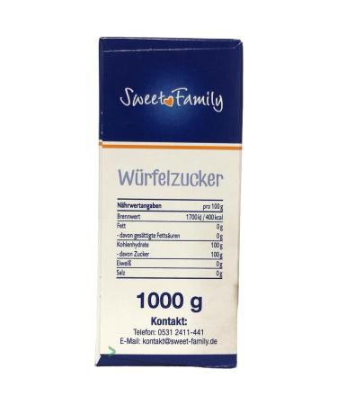Buy Nordzucker Sweet Family Sugar Cubes 3-Pack (3x1kg) + Usy Block International Shipping Available - Buy Online on SooperMarket.com