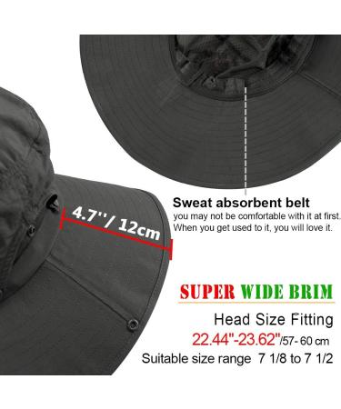 Cooltto Wide Brim Sun Hat - Waterproof Breathable for Fishing, Hiking, Camping | Army Green - Buy Online on SooperMarket.com