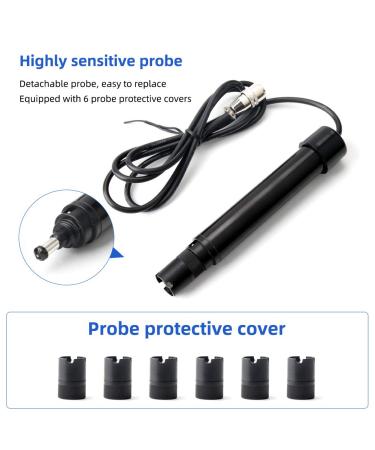 Dissolved Oxygen Meter Professional Digital Pen Type Dissolved Oxygen Test 0.0-40.0mg/L Dissolved Oxygen Detector for for Aquarium Aquaculture - Buy Online on SooperMarket.com