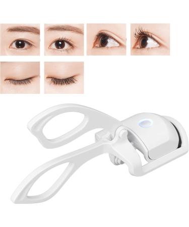 Heated Eyelash Curler 24 Hours Long Lasting Rechargeable Electric Eyelash Curler Curved Design Small and Portable for Travel - Buy Online on SooperMarket.com