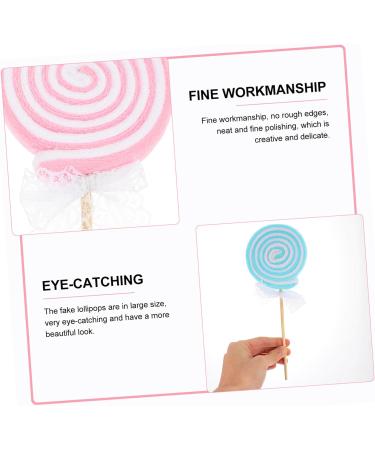 Warmhm 4 Pcs Lollipop Cosplay Party Supplies Fairy Accessories Wedding Favors Toy for Kids Princess Fairy Wand Girl Fairy Wand Cake Pop Ornament Wooden Toys Plush Toy Wool Felt Bouquet - Buy Online on SooperMarket.com