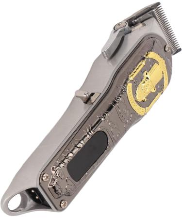 Retro Hair Clippers Kit with Stainless Steel Trimmer Safe Haircut Electric Hair Trimmer with Ergonomic Handle Design Low Noise LED Display - Buy Online on SooperMarket.com