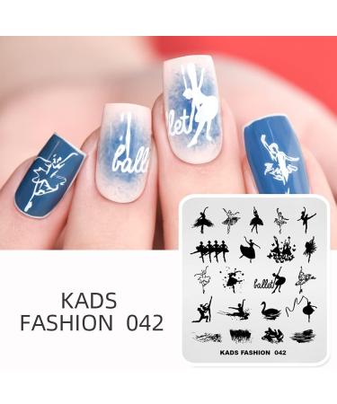 Buy Chinese Style Geometry Ballet Swan Nail Art Stencils - Manicure Design Templates for Perfect Prints - Buy Online on SooperMarket.com