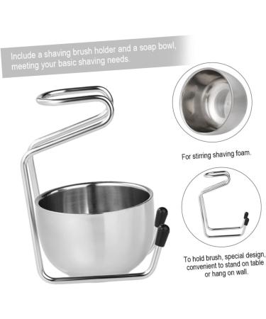 Stainless Steel Brush Stand Holder for Razors - Perfect Gift for Boyfriends Dads & Friends | Housoutil - Buy Online on SooperMarket.com