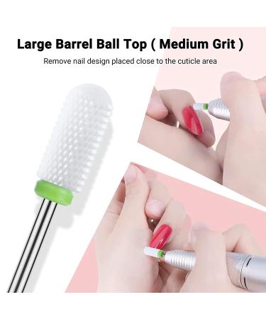MelodySusie 4-Pack Ceramic Nail Drill Bits Set - 332 Professional Acrylic File for Manicure & Pedicure - Buy Online on SooperMarket.com
