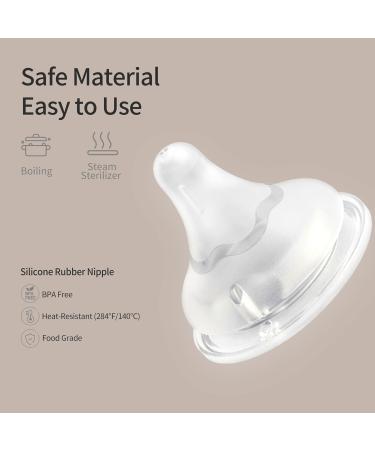 Pigeon Silicone Nipple (SS) 3 Counts | Latch-On Line, Natural Feel | 0+ Months | 3rd Generation - Buy Online on SooperMarket.com