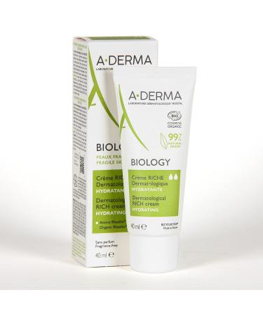 A-Derma BIOLOGY moisturising cream rich 40 ml fresh 40 g (1 pack)
