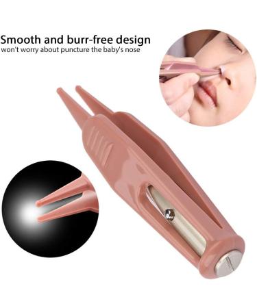 Baby Cleaning Tweezer - Anti-Skid Design - Premium Material - LED Light - Safe and Durable for Ear, Nose and Navel - Easy to Use - Buy Online on SooperMarket.com