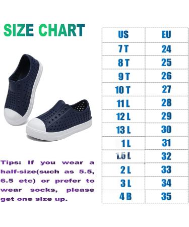Ziitop Kids Toddler Water Shoes - Anti-Slip Breathable Beach Sandals for Boys Girls - Quick Dry Lightweight Sneakers for Swim and Garden - Blue, Little Kid Size 3 - Buy Online on SooperMarket.com