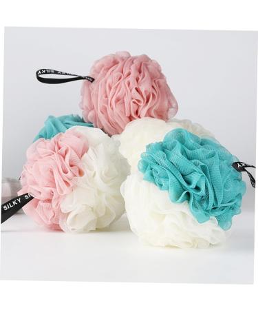 Angoily Shower Ball Mesh Sponge - 2pcs Large Bath Pouf for Women | International Shipping Available - Buy Online on SooperMarket.com