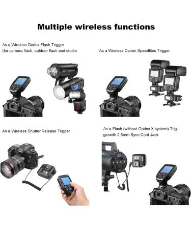 Godox XPro-S TTL 2.4G Wireless Flash Trigger for Sony Cameras - High-Speed Sync, 1/8000s, 11 Functions, 16 Groups, 32 Channels - Buy Online on SooperMarket.com