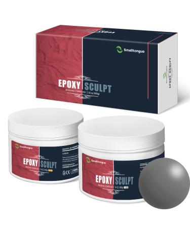 Smalltongue AB Epoxy Sculpt Clay, 2 Part Modeling Compound (A & B) 2 Pound, Epoxy Sculpture Modeling Paste Clay, for Modeling, Repair, Fill Up Retrofit and Sculpture, Natural Colors