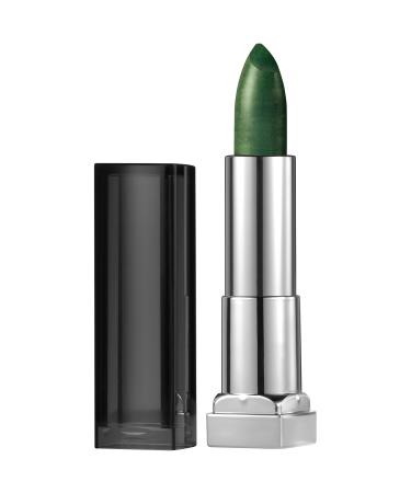 Maybelline New York Color Sensational Green Lipstick Metallic Lipstick  Serpentine  0.15 oz  1 Count 1 Count (Pack of 1) Serpentine