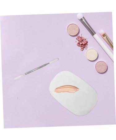 NOLITOY Makeup Palette Set - Stainless Steel Mixing & Nail Art Tool | Pro Cosmetology Kit - 12.6x7.5cm Painting Palette for Flawless Foundation & Makeup Application - Buy Online on SooperMarket.com