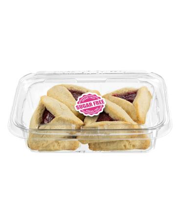 Sugar Free Strawberry Filled Hamentaschen Cookies | Diabetic Cookies for Adults | Low Cholesterol & Low Sodium | Sugar Free Cookies and Snacks | 8 Gourmet Cookies Included | 7 oz Sterns Bakery Sugar Free Strawberry Hament