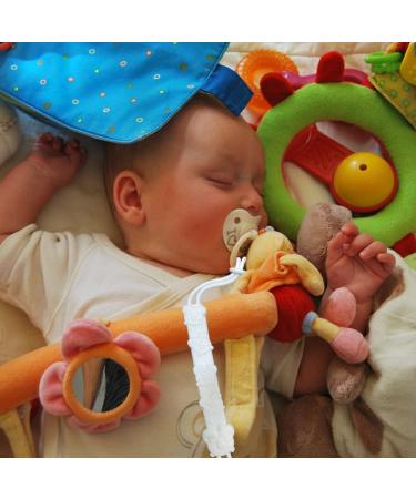 JIANIAO 3 Pack Silicone Pacifier Clip - Secure Strap for Pacifiers, Teethers & Toys - Buy Online on SooperMarket.com