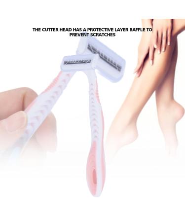4-Part Women's Razor & Bikini Trimmer - Portable T-Type Beauty Tool for Body Hair Removal - Buy Online on SooperMarket.com