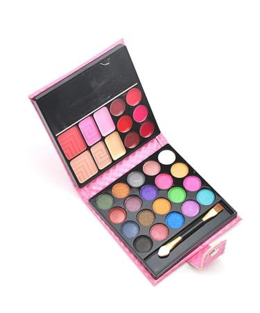 PhantomSky 32 Colors Eyeshadow Palette Makeup Contouring Kit with Lipgloss, Blusher, and Concealer #2 - Professional and Daily Use - Buy Online on SooperMarket.com