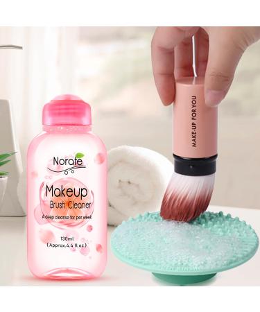Norate Makeup Brush Cleaner Solution - Deep Clean Shampoo for Brushes, Sponge, and Puff - Cruelty-Free Formula - 4.4 FL.OZ - Buy Online on SooperMarket.com