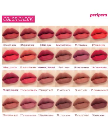 Peripera Ink the Velvet Lip Tint - Liquid Lip 029 Cocoa Nude (0.14 fl oz) - Buy Online on SooperMarket.com