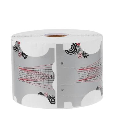 PLAFOPE 1roll Nail Paper Holder Gel Builder Tips Guide Art Nail Extension Paper Self Adhesive Nail Tips Guide Nail Sculpting Nail Art Tips Guide Nail Art Guide Forms Nail Polish Curl Form