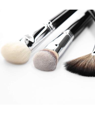 T4B LUSSONI 100 Series Professional Makeup Brushes for Foundation Concealer Liquid Cream Cosmetics Round Flat Angled Conical and Kabuki (PRO 142 Angled Foundation Brush) - Buy Online on SooperMarket.com