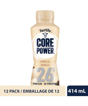 Core Power Protein Drink Vanilla 414mL Bottles Pack of 12 - Buy Online on SooperMarket.com
