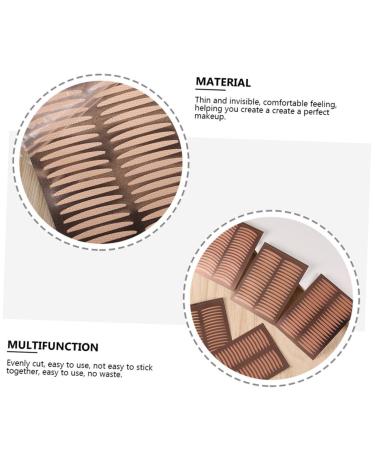 Mikinona 25 Sheets Double Eyelid Sticker Eyelid Shaping Sticker Double Eyelid Tape Eyelid Lift Strips Stickers Invisible Eyelid Makeup Eyelid Tape Sticky Eyelid Strip Medical Tape - Buy Online on SooperMarket.com