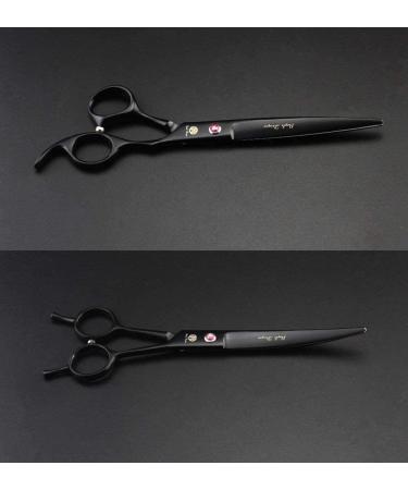 Purple Dragon 7.0 inch Rhinestone Pet Grooming Scissors Set - Dog Hair Cutting & Thinning Shears - Buy Online on SooperMarket.com