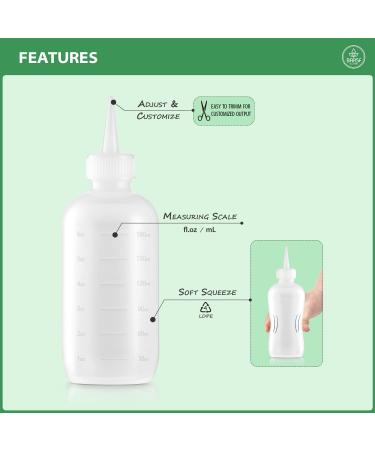 Bar5F 6 oz. Translucent Applicator Bottles - Pack of 2 - Buy Online on SooperMarket.com