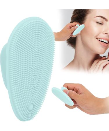 Silicone Face Brush for Deep Cleansing | Convenient Facial Cleaning Tool - Baby Shower Gift (Light Blue - Buy Online on SooperMarket.com