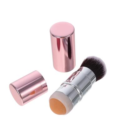 NOLITOY Volcanic Stone Oil Absorbing Stick Massage Tool Skincare Tools Neck Massagers Loose Powder Brush Face Makeup Roller Jade Roller Facial Tool Oil Control Pink Ball