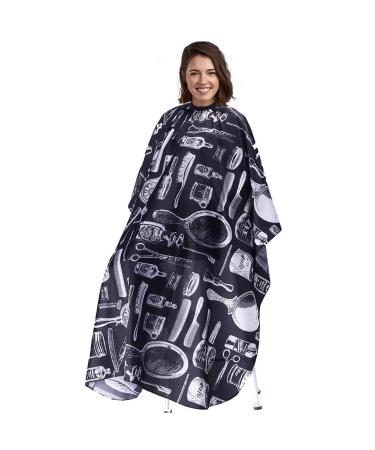 Professional Hair Cutting Cape Salon Barber Cape with Adjustable Snap Hair Stylist Capes for Hair Treatment for Adults Kids Father's Day Thanksgiving Christmas Gifts